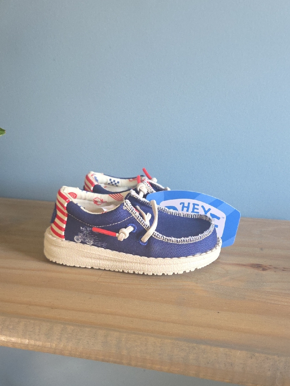 Hey Dude Toddler Patriotic Slip On